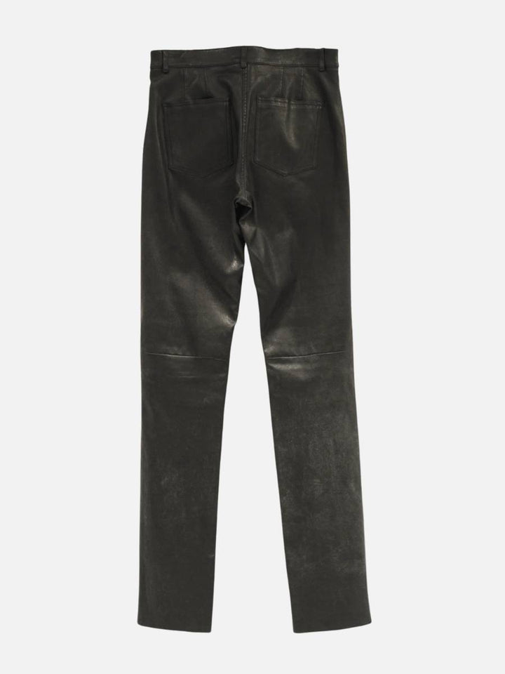 Envi Housut - Lamb Stretch Nahka - Naiset - Musta