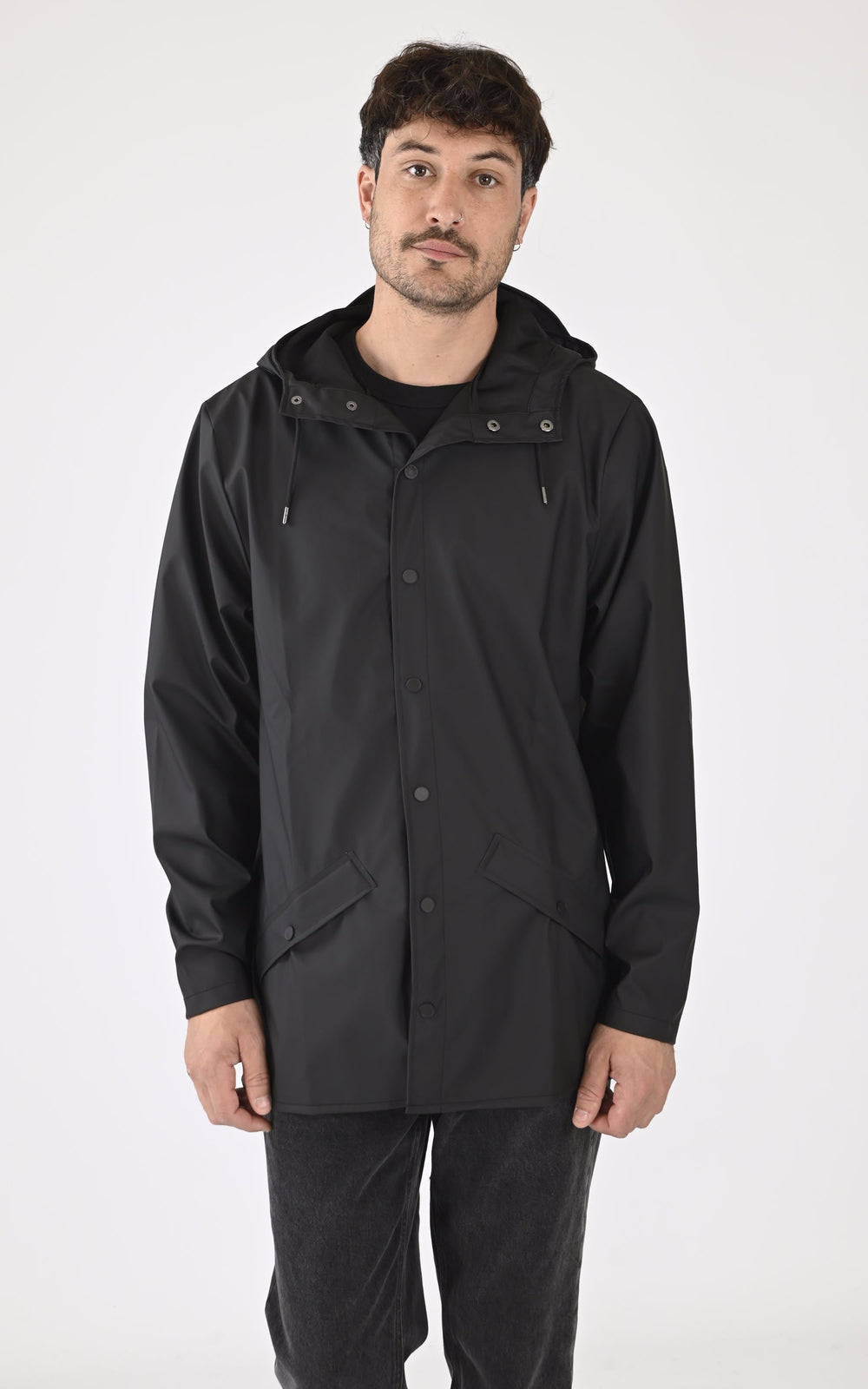 Veste Textile Mixte Rains, modèle 12010 jacket de couleur noir