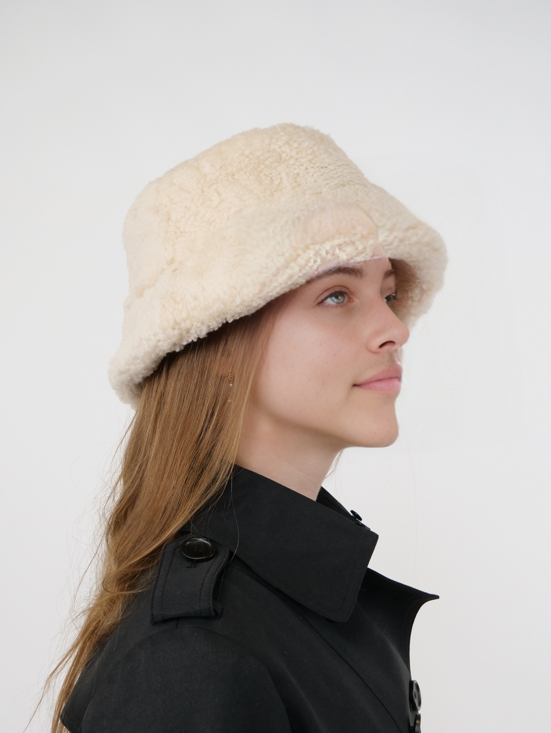 ZXH1817 Hoed - Lam - Accessoires - Beige