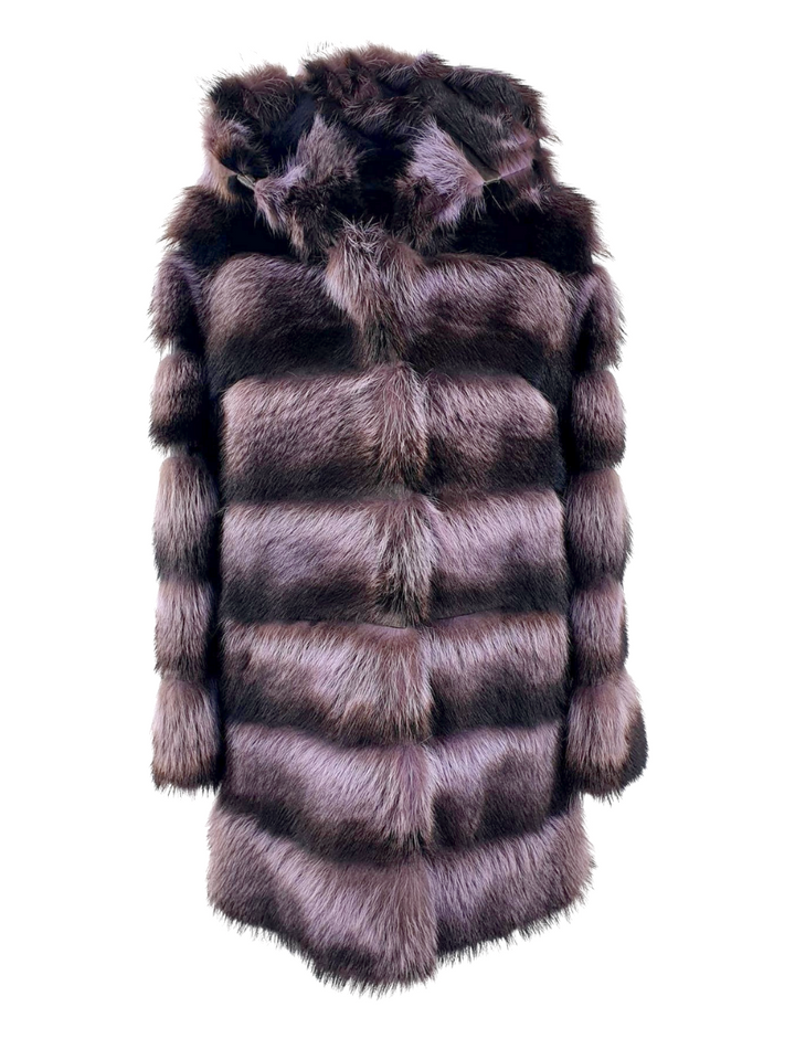 Petrovski, 85 cm. - Hætte - Pels - Kvinder - Natur