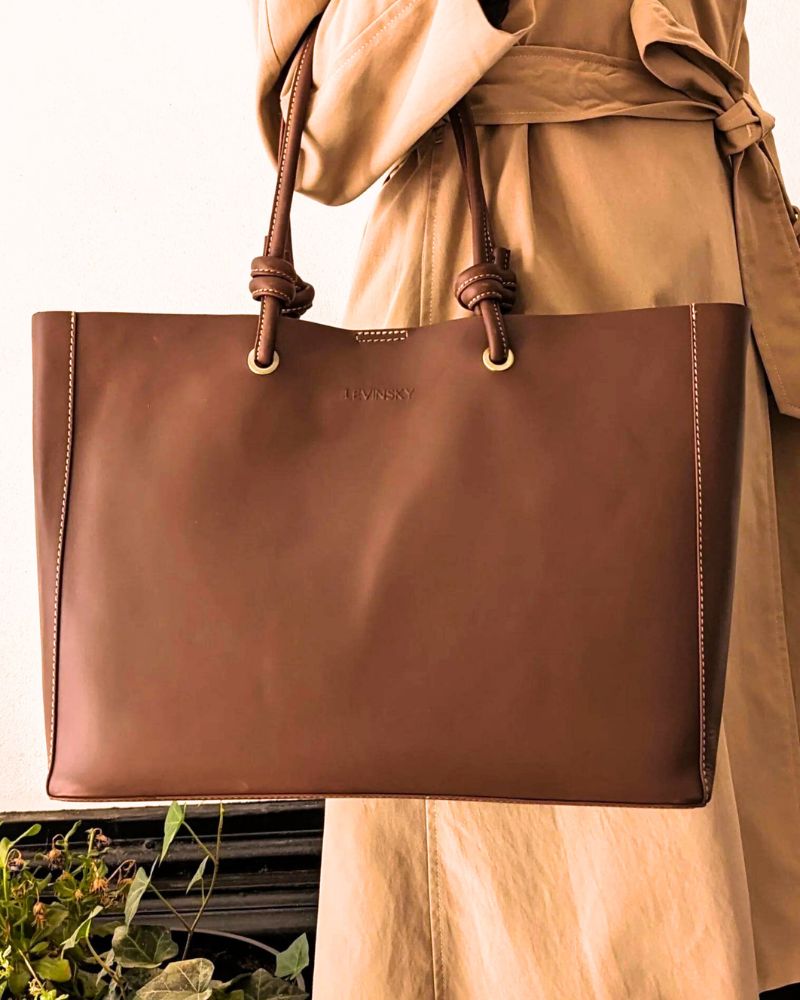 Tote Shopper 14838 - Borsa in pelle Accessori - Marrone
