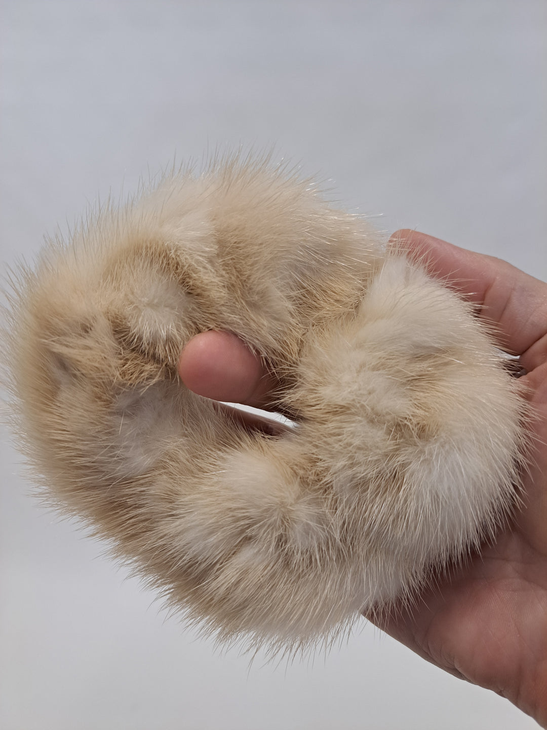 Hårslips - Mink - Tilbehør - Creme