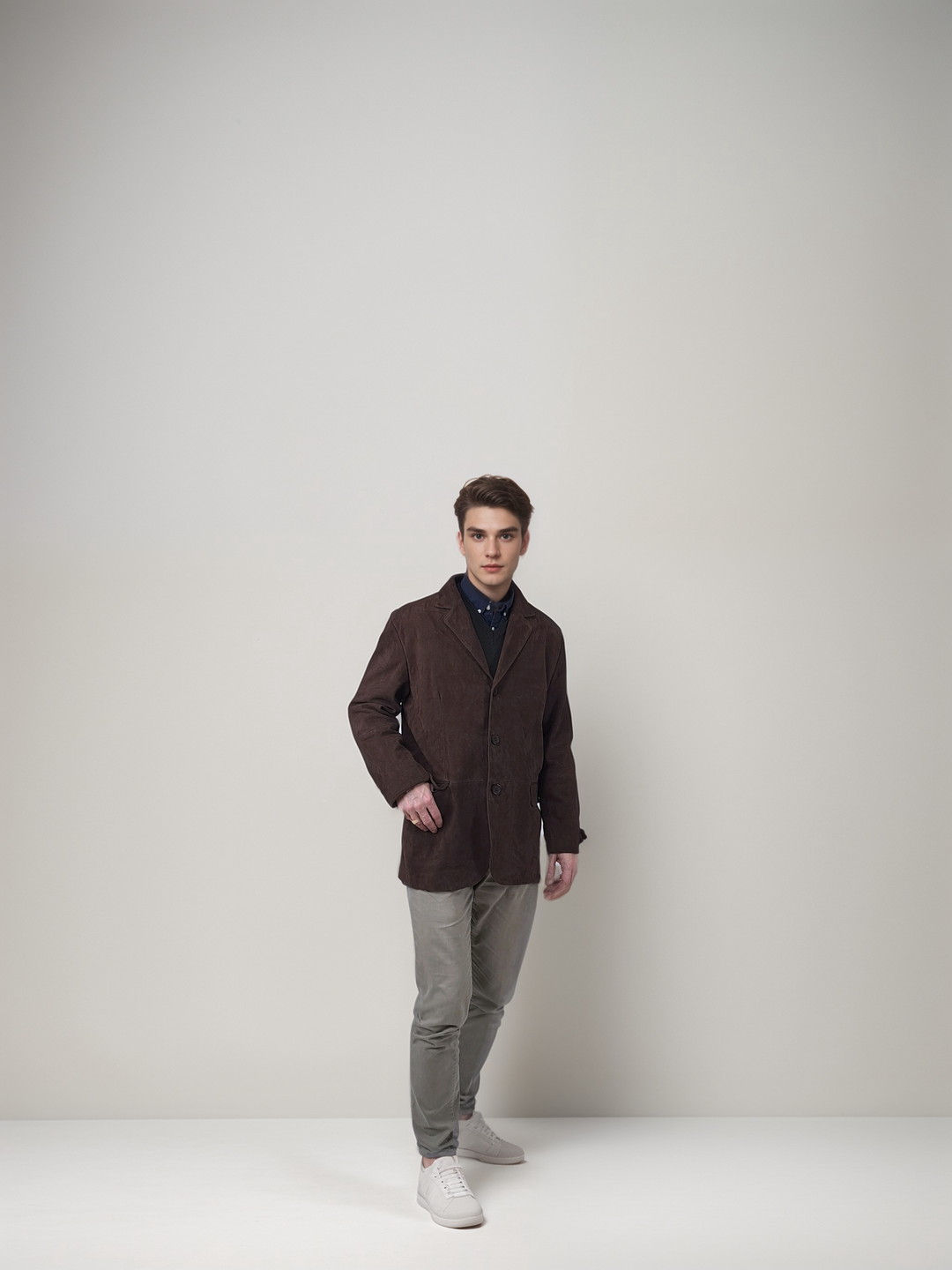 Rafel Blazer, 75 cm. - Getmocka - Man - Brun