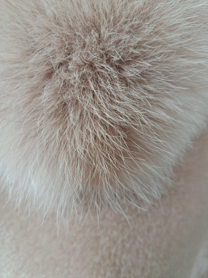 Gamal-A, 100 cm. - Hætte - Air Wool - Damer - Dust Rose