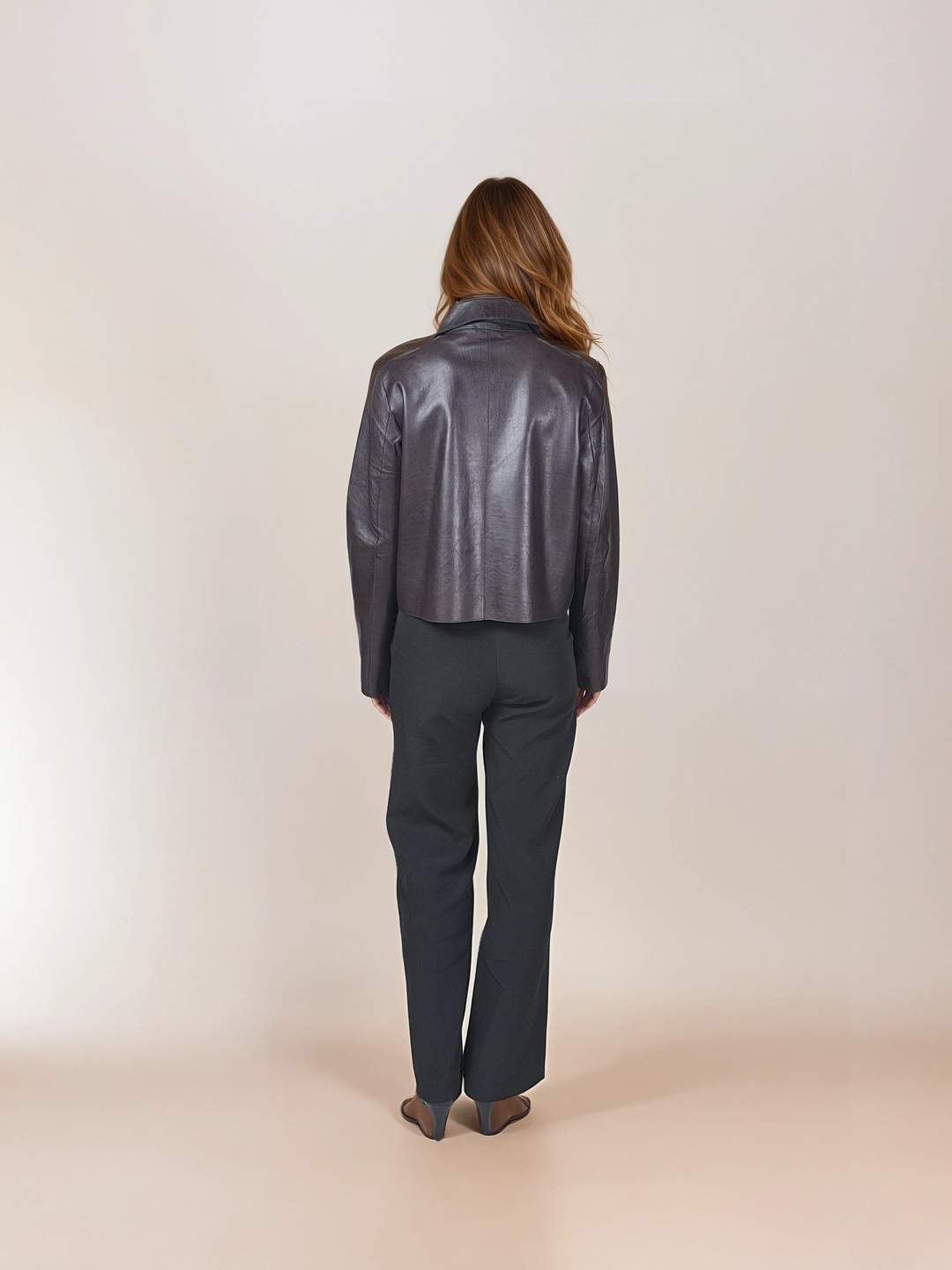 Kana, 52 cm. - Lamb Dior Bonded Leather-Damen - Dunkelbraun