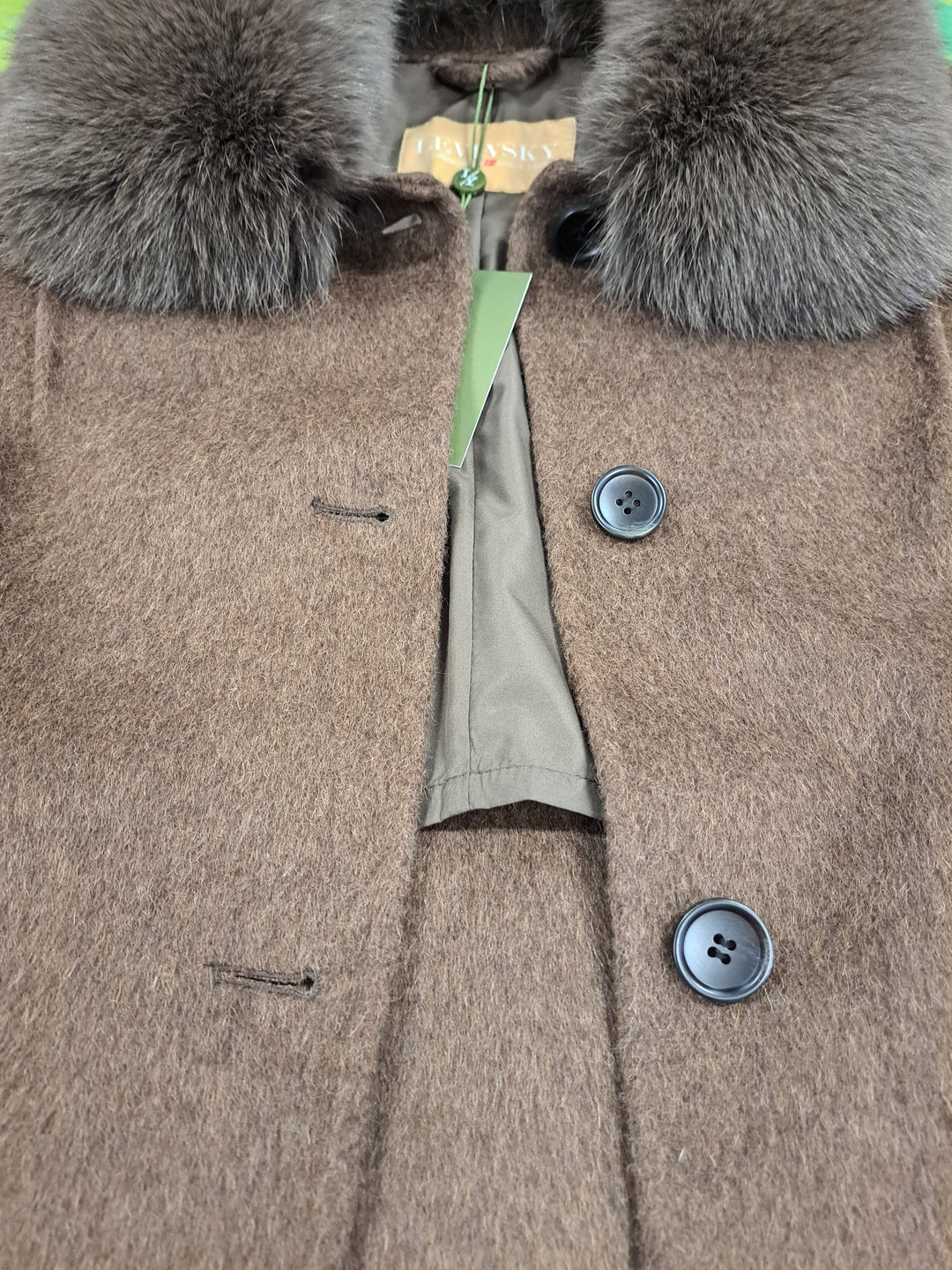 Jilibi, 95 cm. Krave - 100% Uld - Damer - Brun