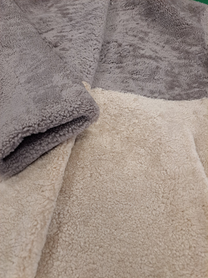 Filuka, 100 cm. - Kaulus - Curly Lamb - Naiset - Latte & Dark Beige