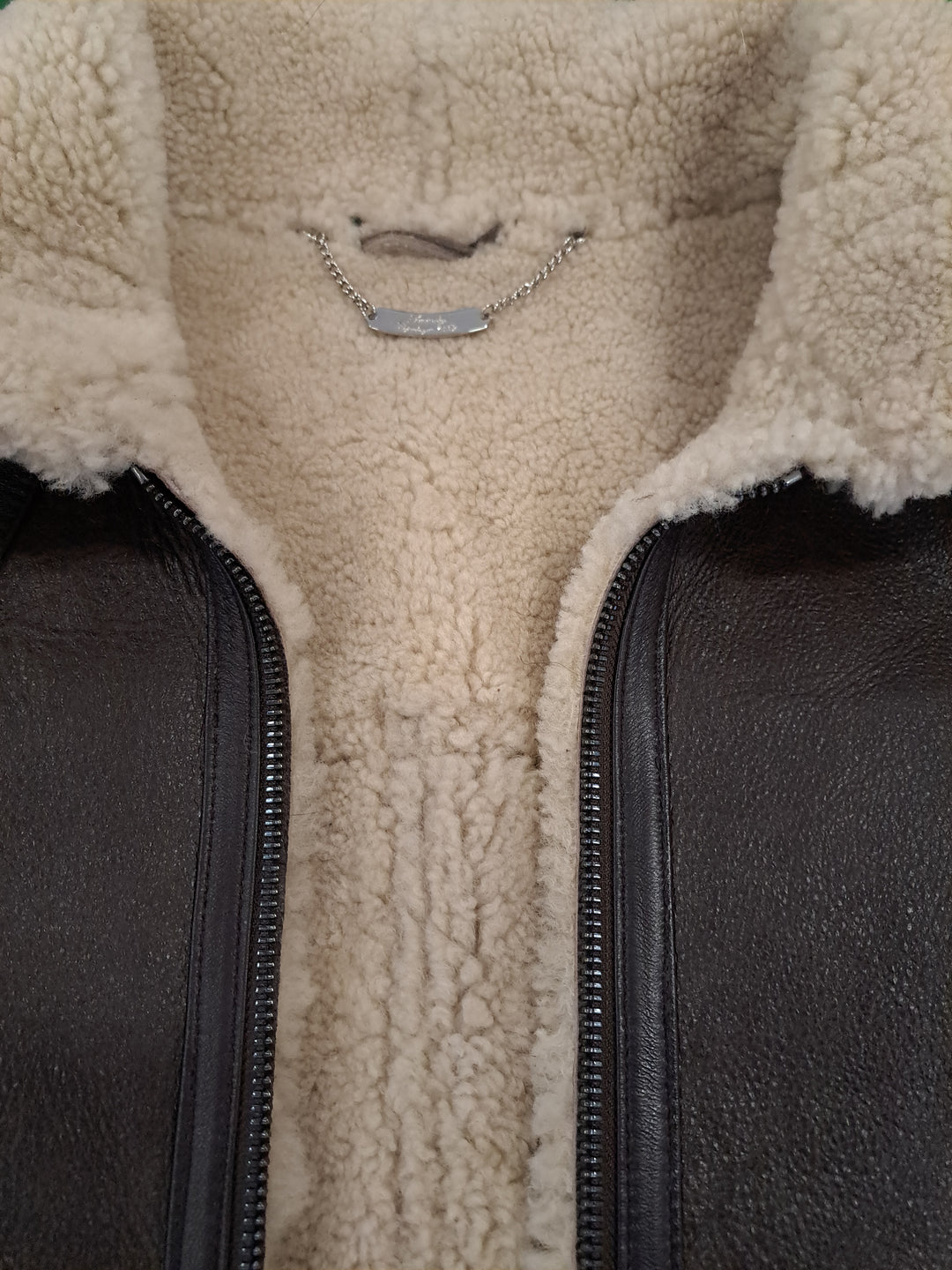 Elías, 68 cm. - Kragi - Nappa Lamb Crack - Man - Dökkbrúnt