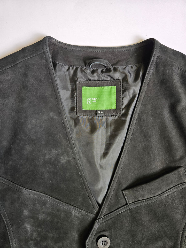 Nieuw Vest 906 - Lamsnubuckleer - Heren - Zwart
