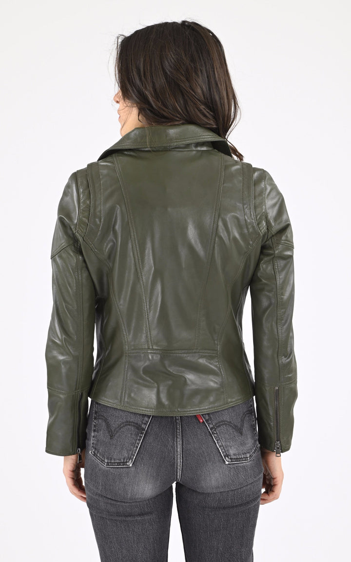 A "LOVELY" Kaki Giorgio & Mario Blouson Femme back photo