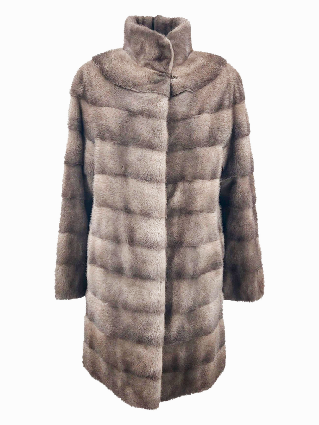 Rosario, 85 cm. - Krage - Mink - Dam - Silverblå