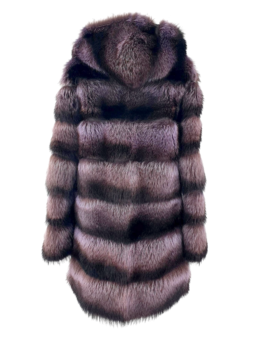 Petrovski, 85 cm. - Hætte - Pels - Kvinder - Natur