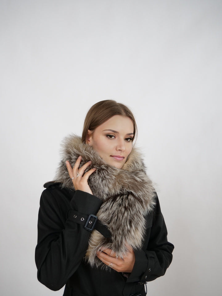 HL9W067 Fox Scarf - Räv - Tillbehör - Natur