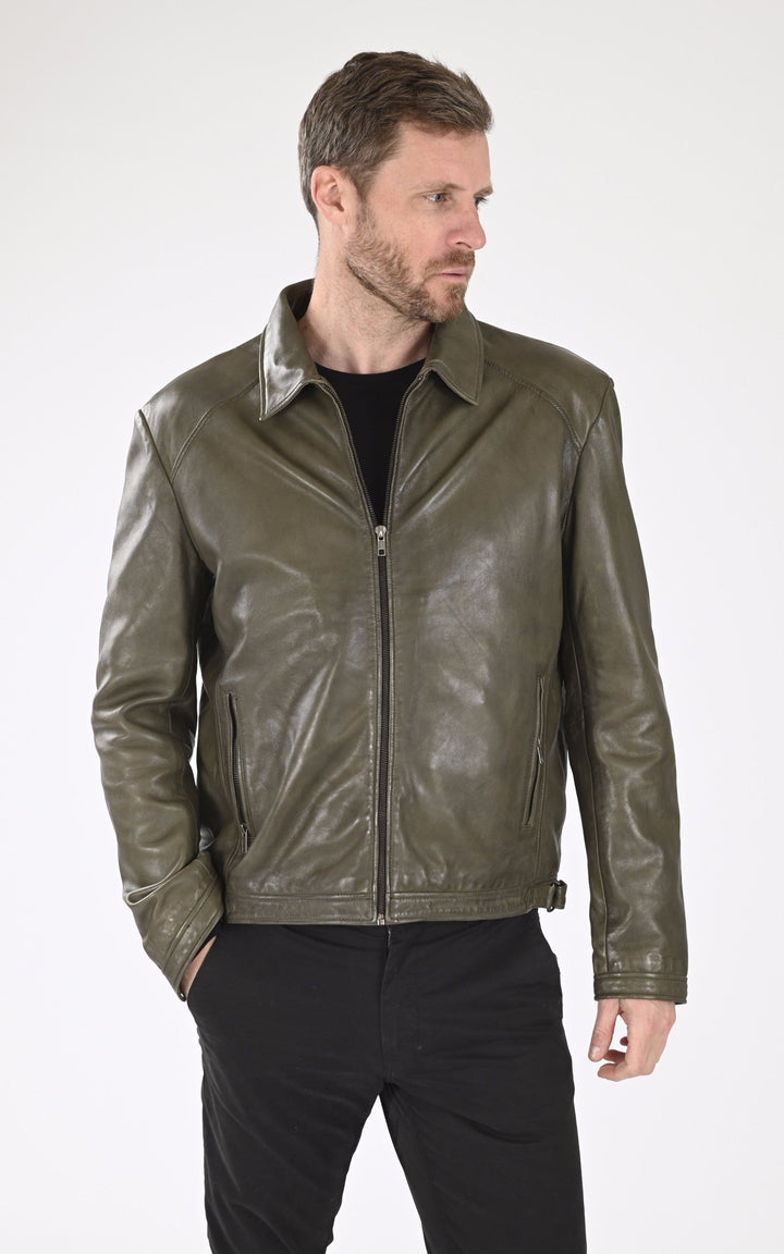 A "IVAR" Kaki La Canadienne Blouson Homme closed photo