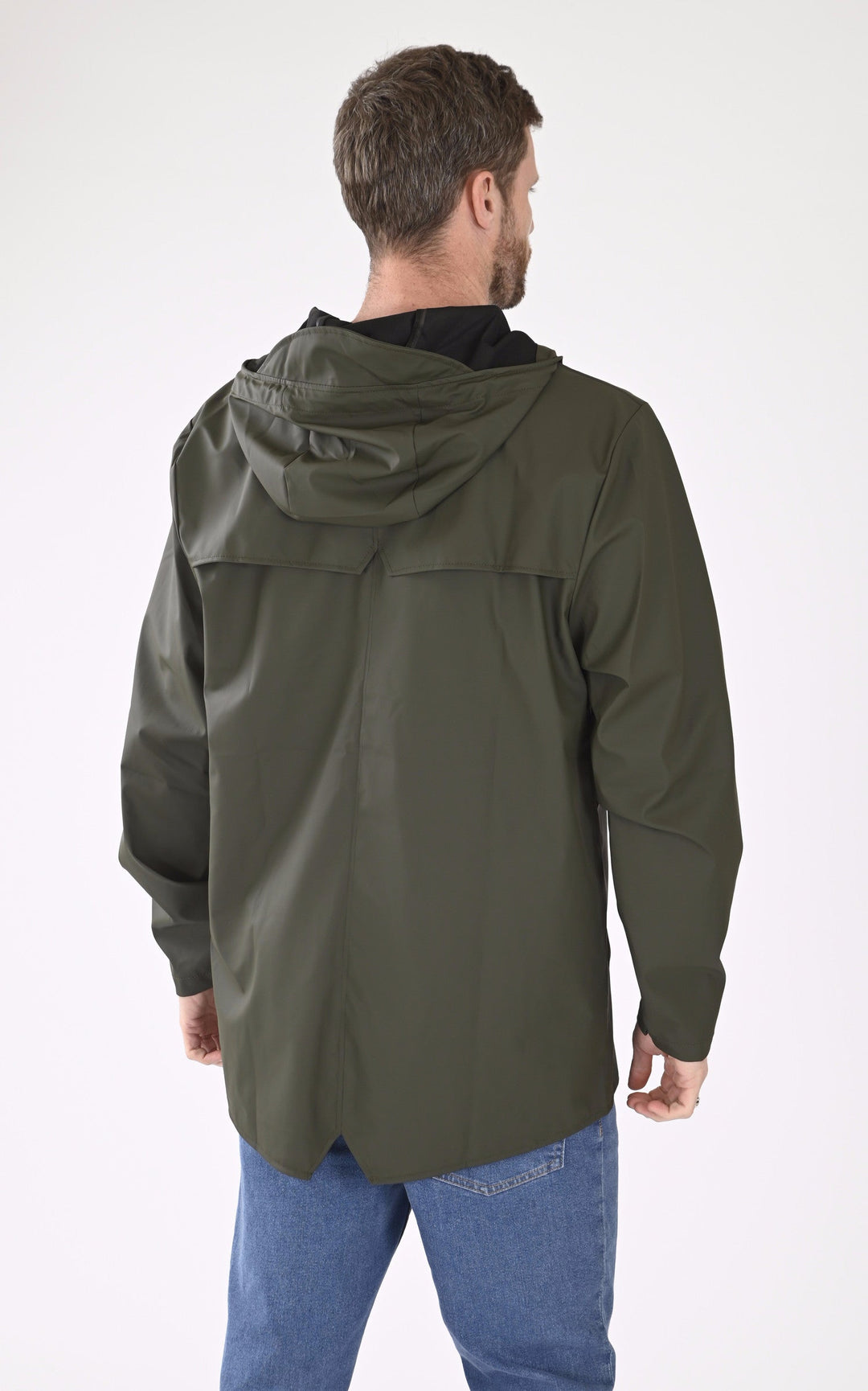 A "12010 JACKET" Kaki Rains Veste Mixte back photo