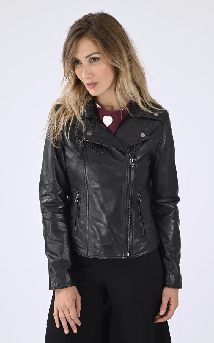 A "CLIPS 64624" Noir Oakwood Perfecto Femme closed photo