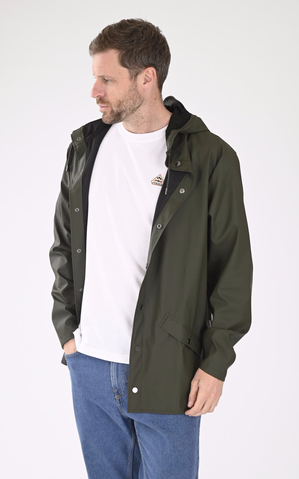 A "12010 JACKET" Kaki Rains Veste Mixte opened photo