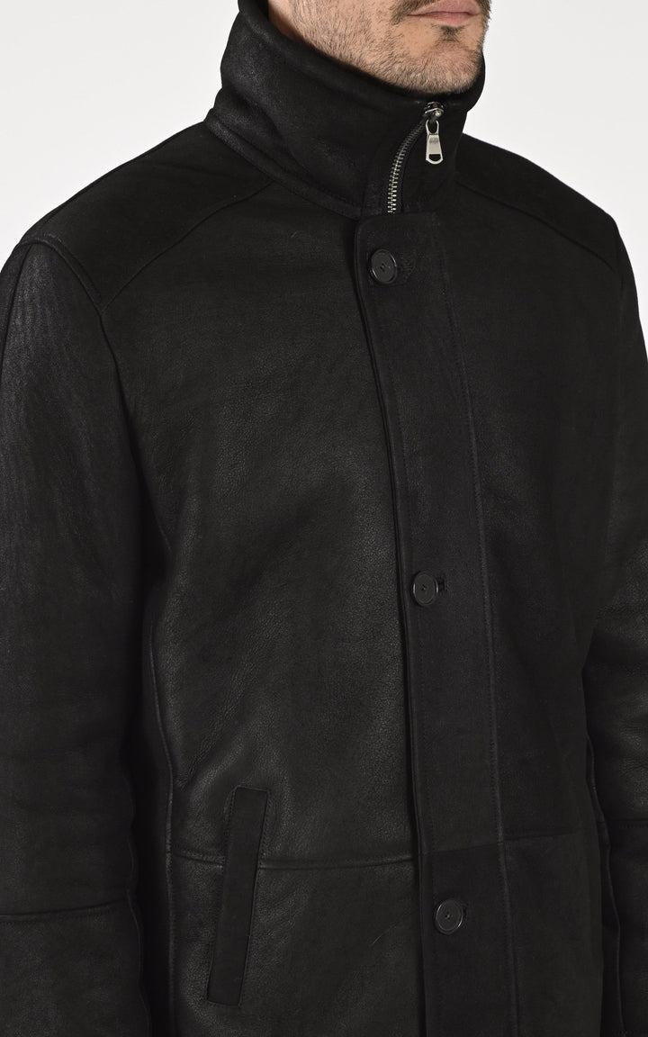 A "GUILLAUME" Noir La Canadienne 3/4 Homme details photo