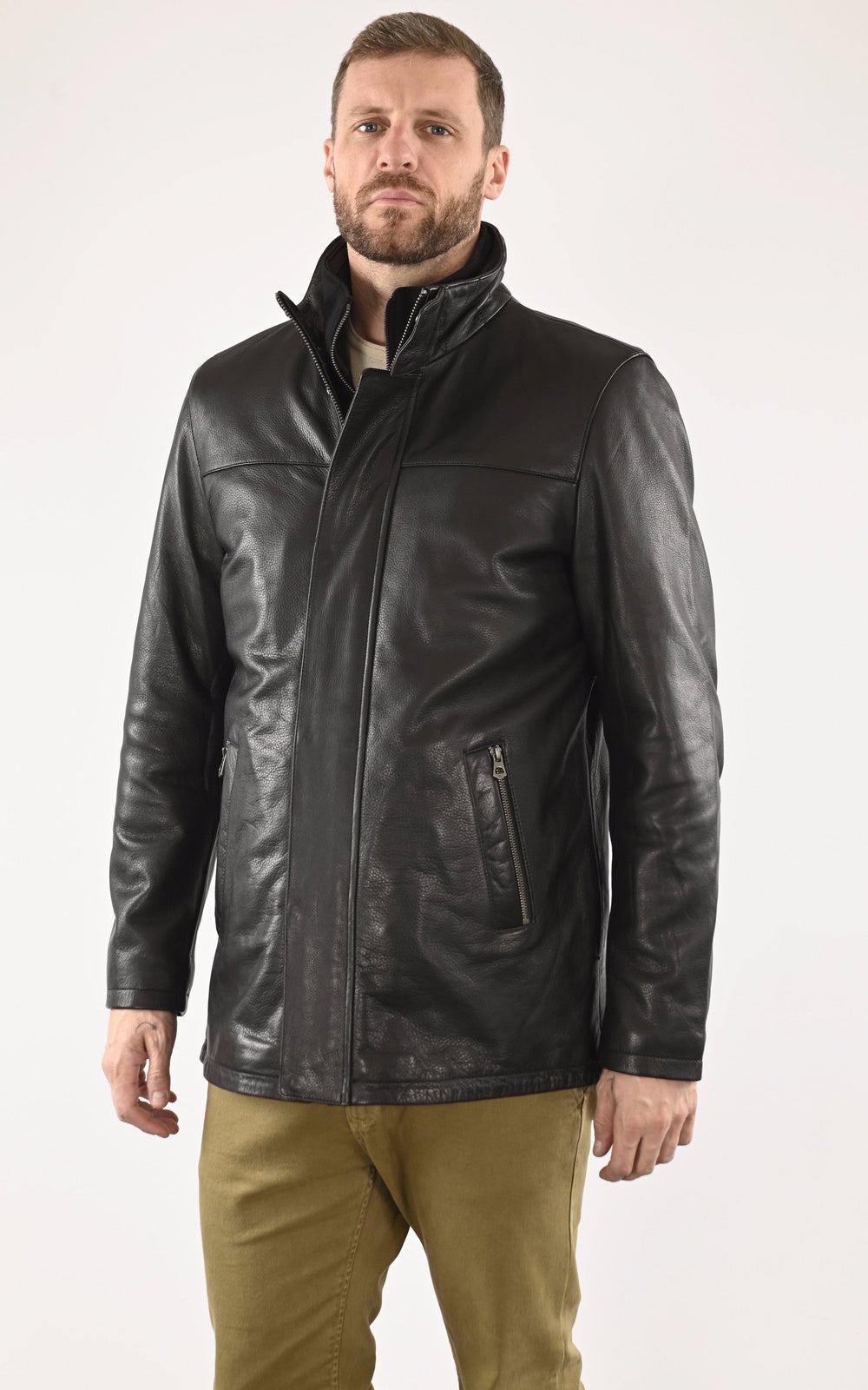 A "MIKA" Noir La Canadienne Blouson Homme opened photo