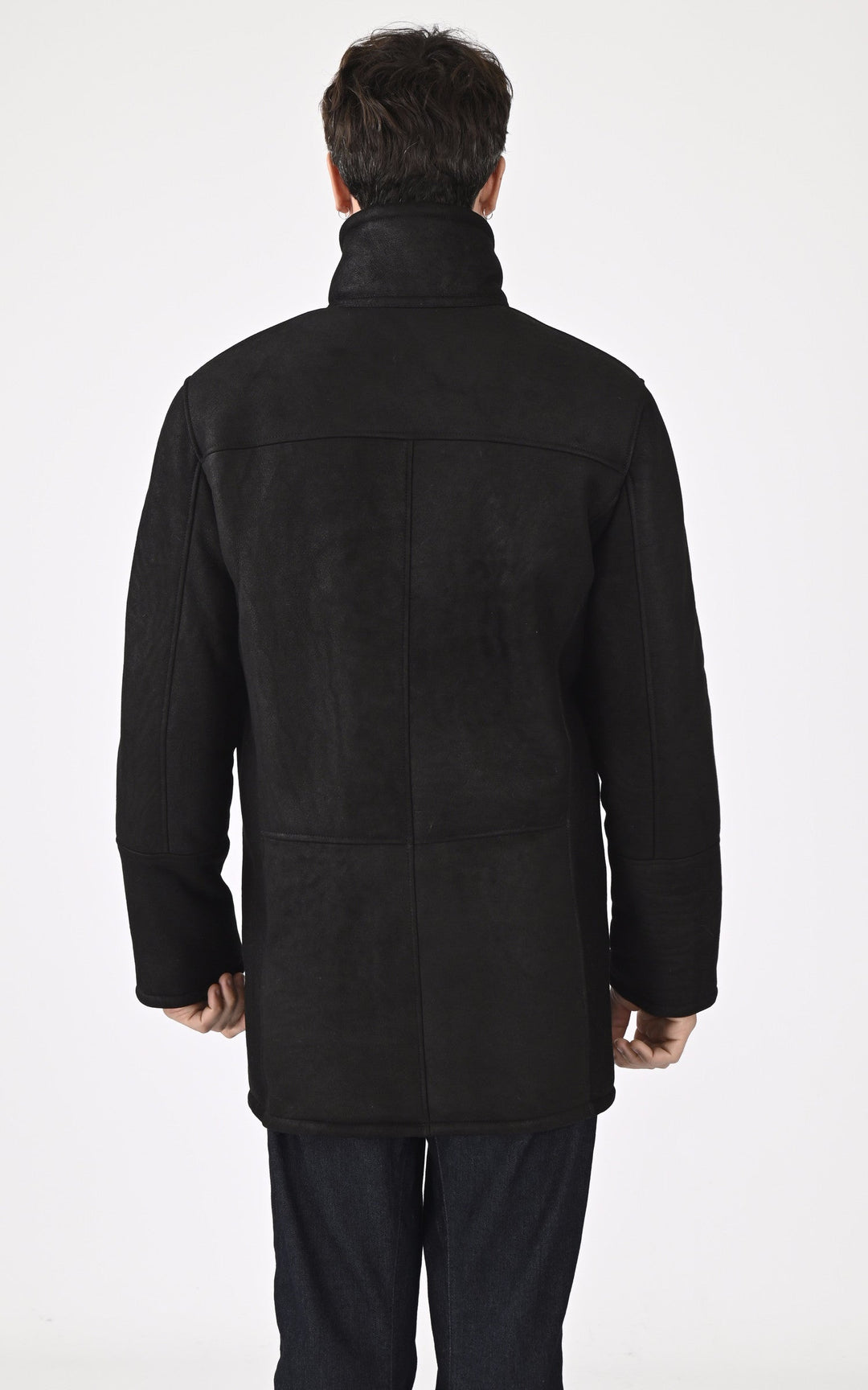 A "GUILLAUME" Noir La Canadienne 3/4 Homme back photo