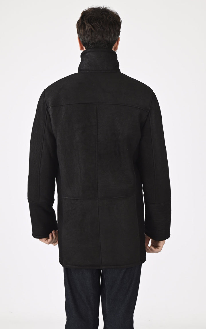 A "GUILLAUME" Noir La Canadienne 3/4 Homme back photo