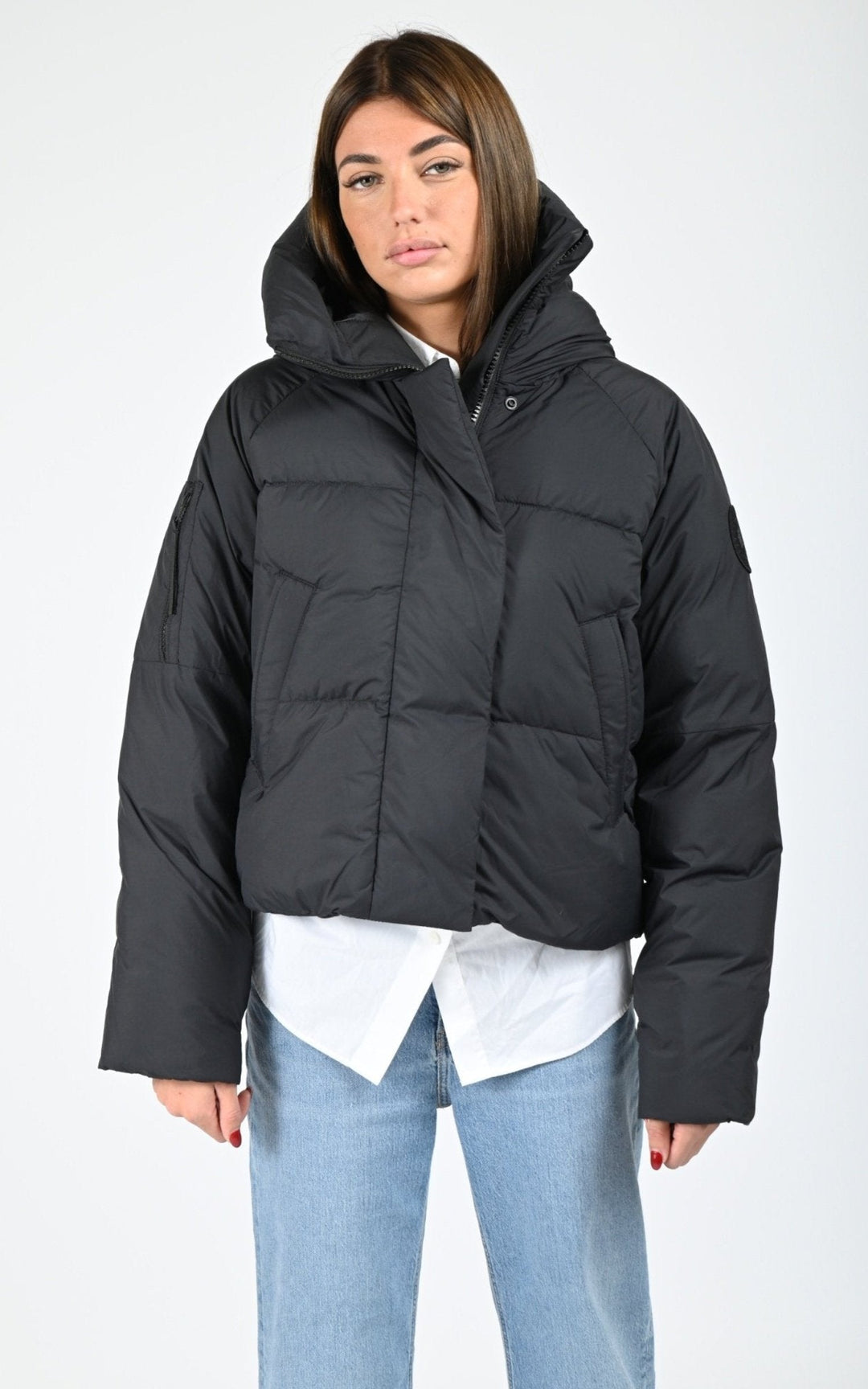 Bl doudoune Textile Femme Canada Goose, modèle Chilliwack puffer td 2088wt de couleur black 61