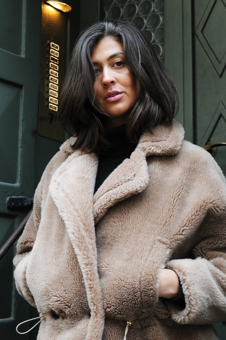 Hailey, 84 cm - Collar Air Wool - Women Chestnut