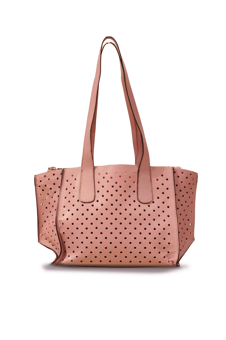 Preforated Bag - Small - LambBrushed Leather-Accessories - Candy Land