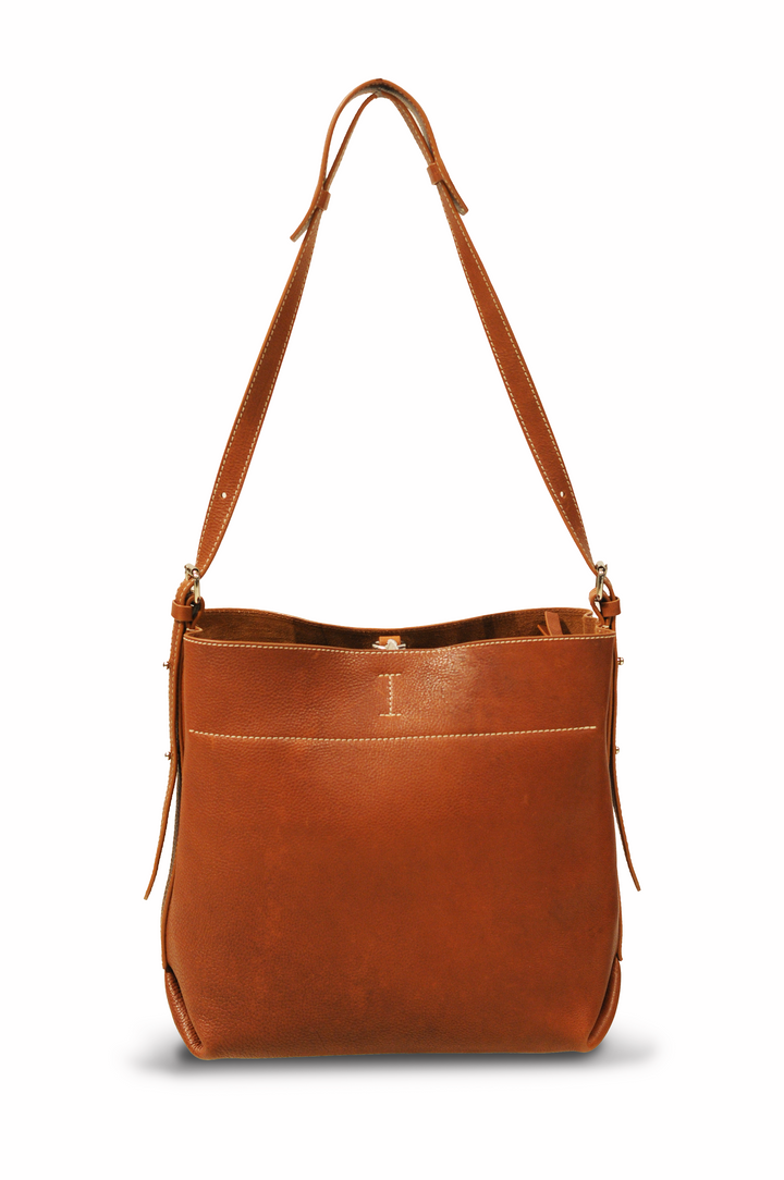 Tote 14846 - Lædertaske Tilbehør - Cognac