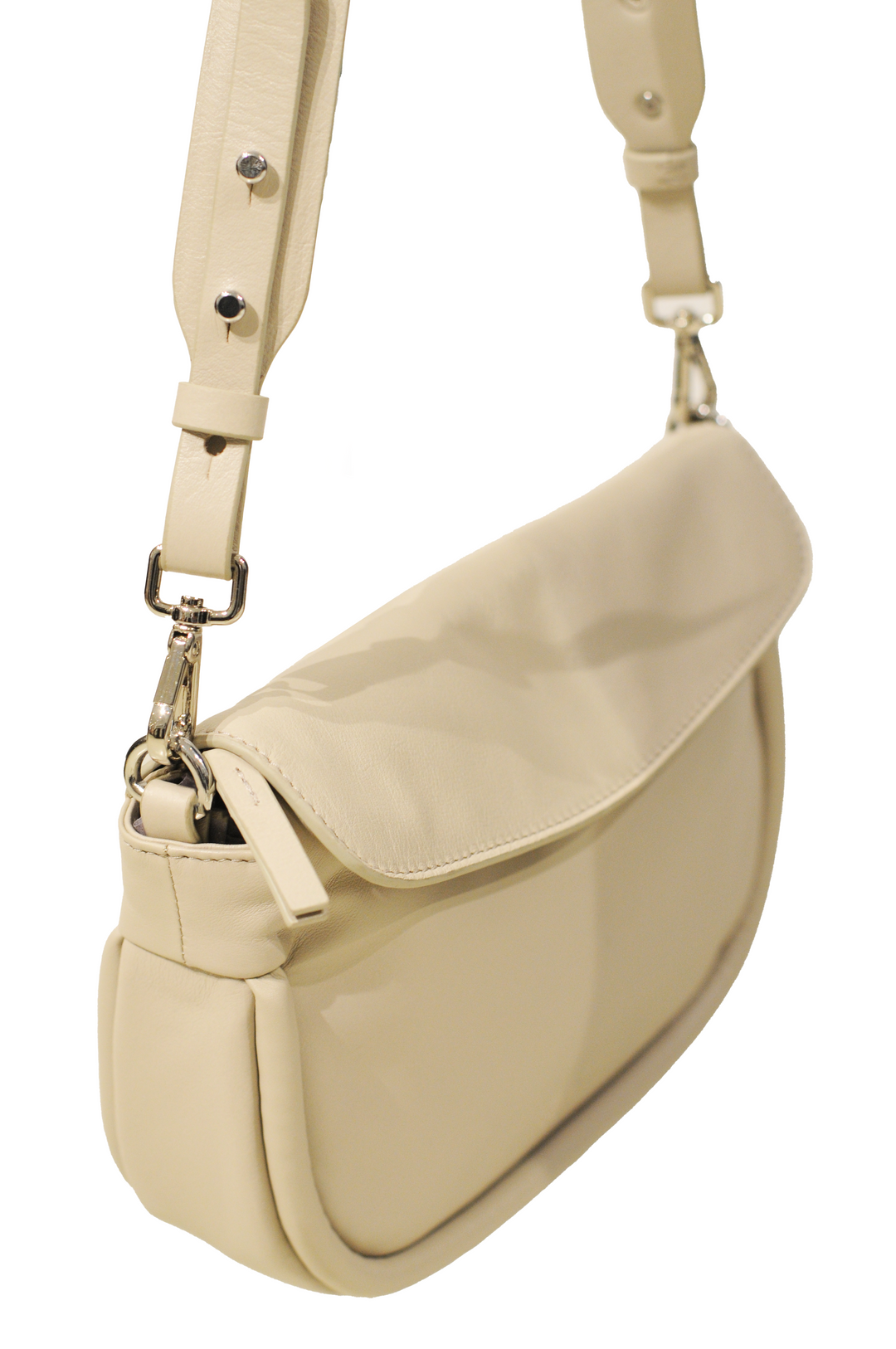 Crossbody 14840 - Lædertaske Tilbehør - Beige