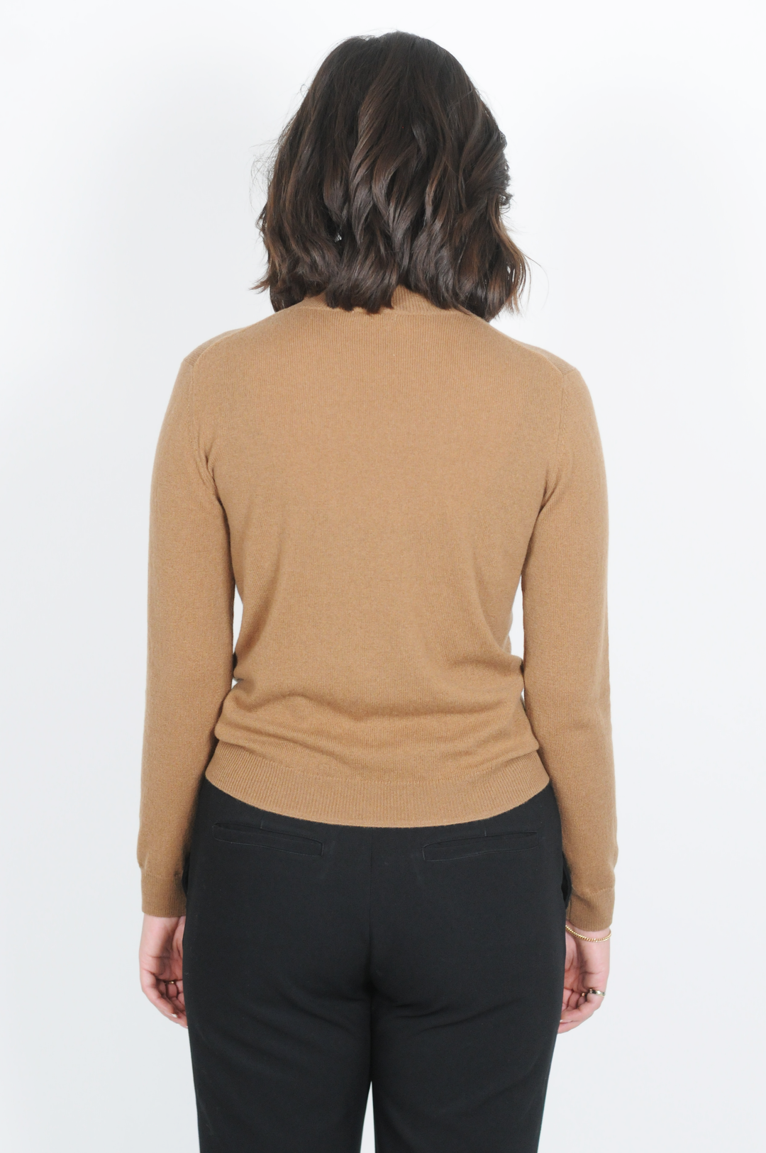SY-23031 Dolcevita - 100% Puro Cashmere - Donna - Cammello Scuro