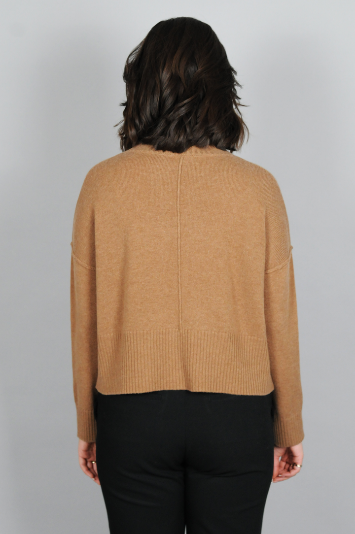 SY-23080 Sweater - 100% uldskjorte - Dame - Valnød