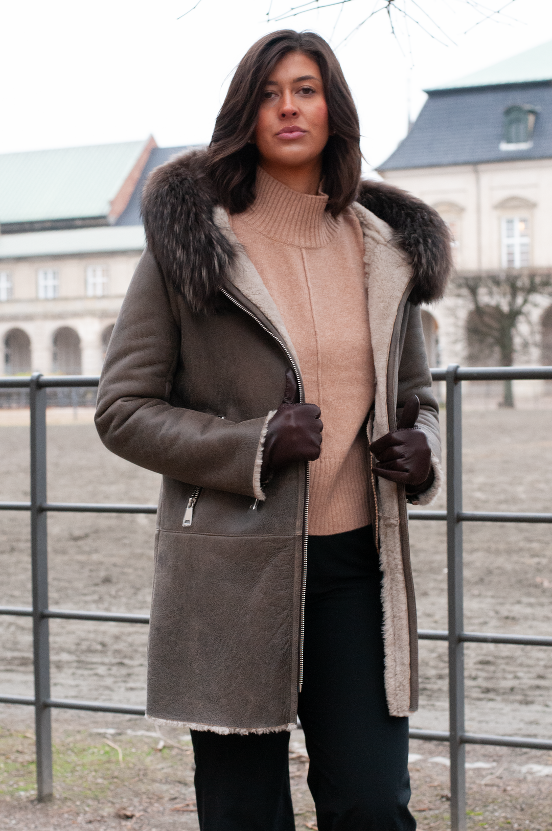 Abella, 85cm. - Cool Lamb - Dames - Donkerbruin