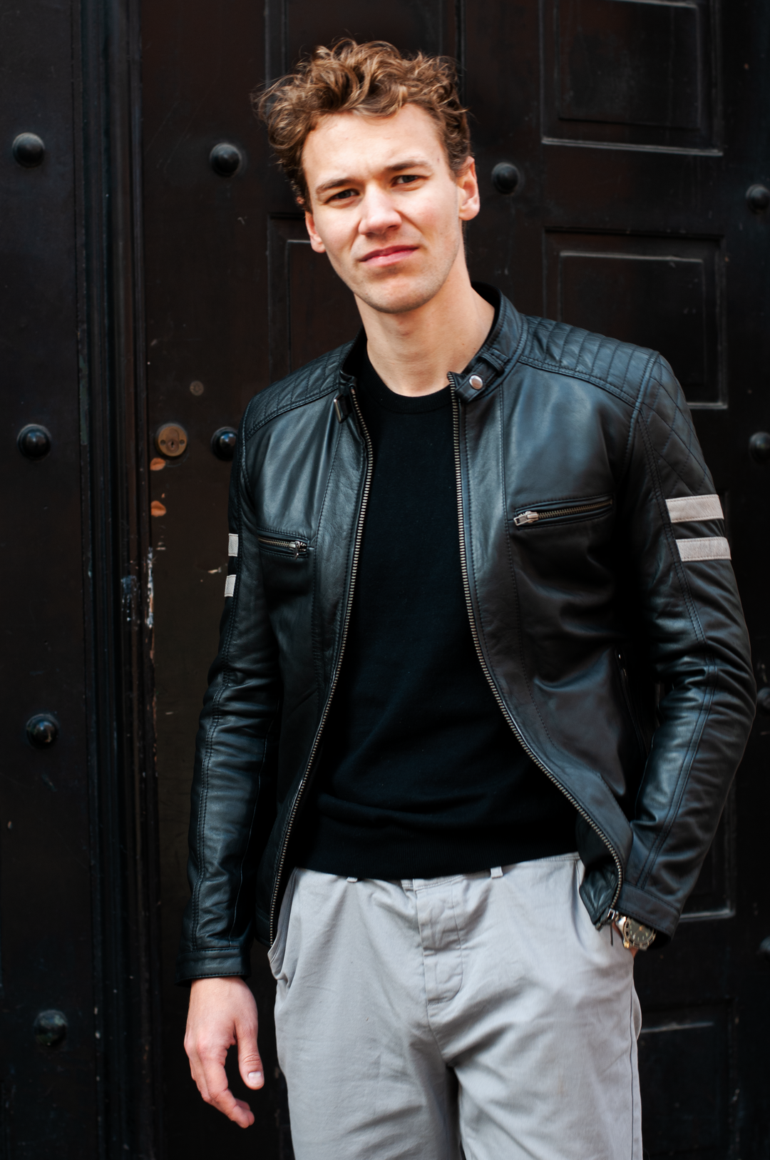 Charlie - Lamb Nappa / Eco - Man - Svart