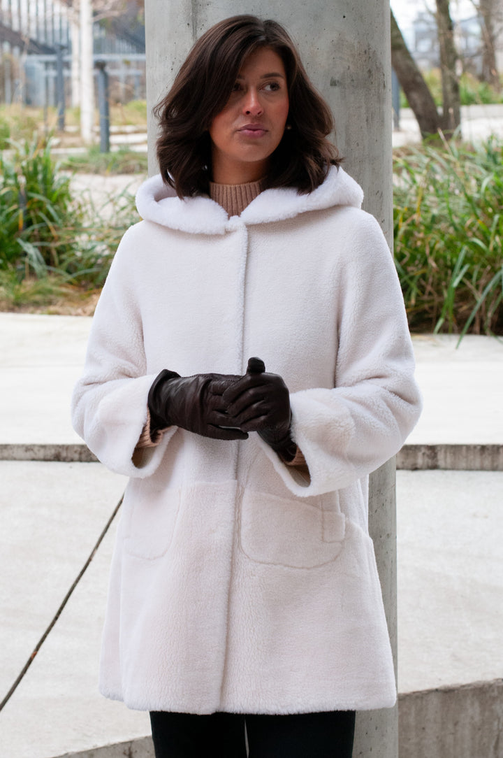 Fernandina, 85cm - Huva - Air Wool - Dam - Off White