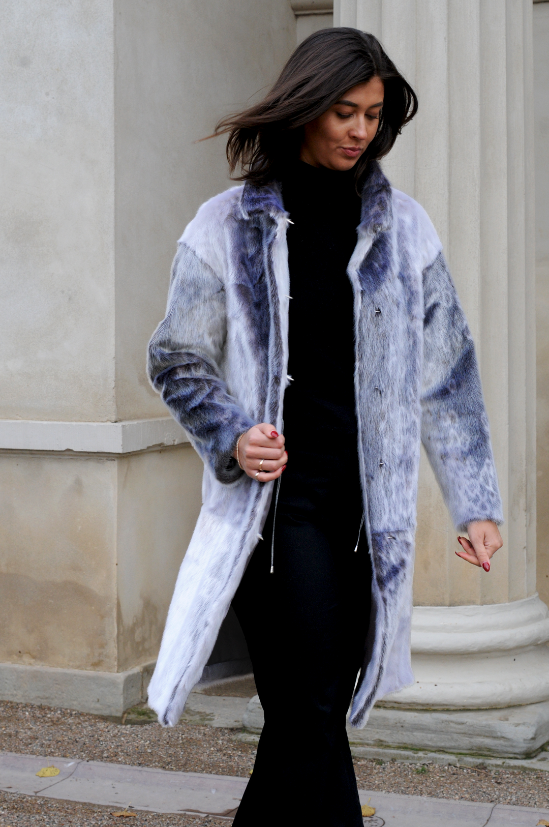 Filuka, 100 cm. - Krage - Sealjacket - Dame - Naturlig
