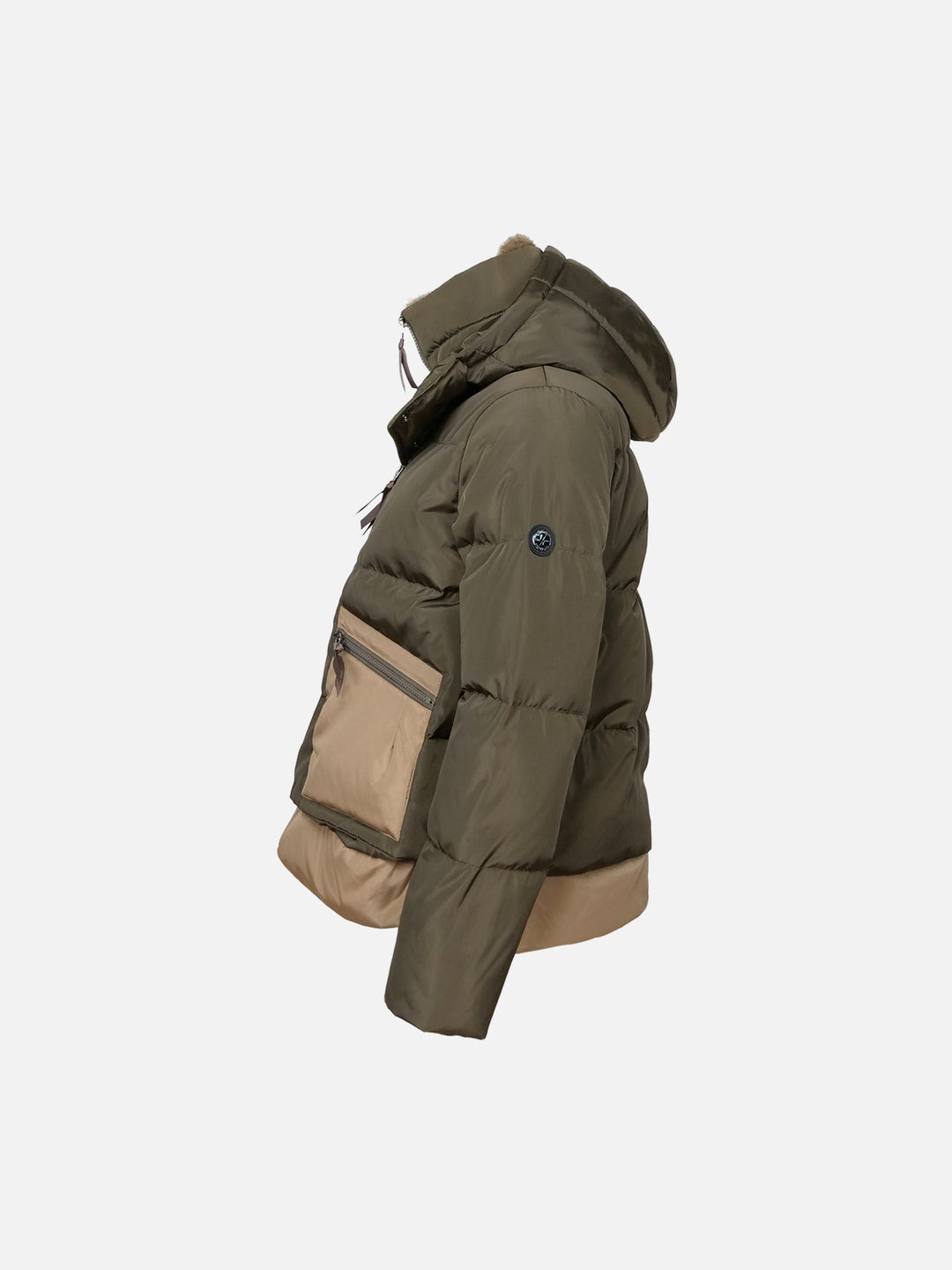 Henriette 61 cm. - Hette - Ekte dunjakke - Dame - Army & Camel