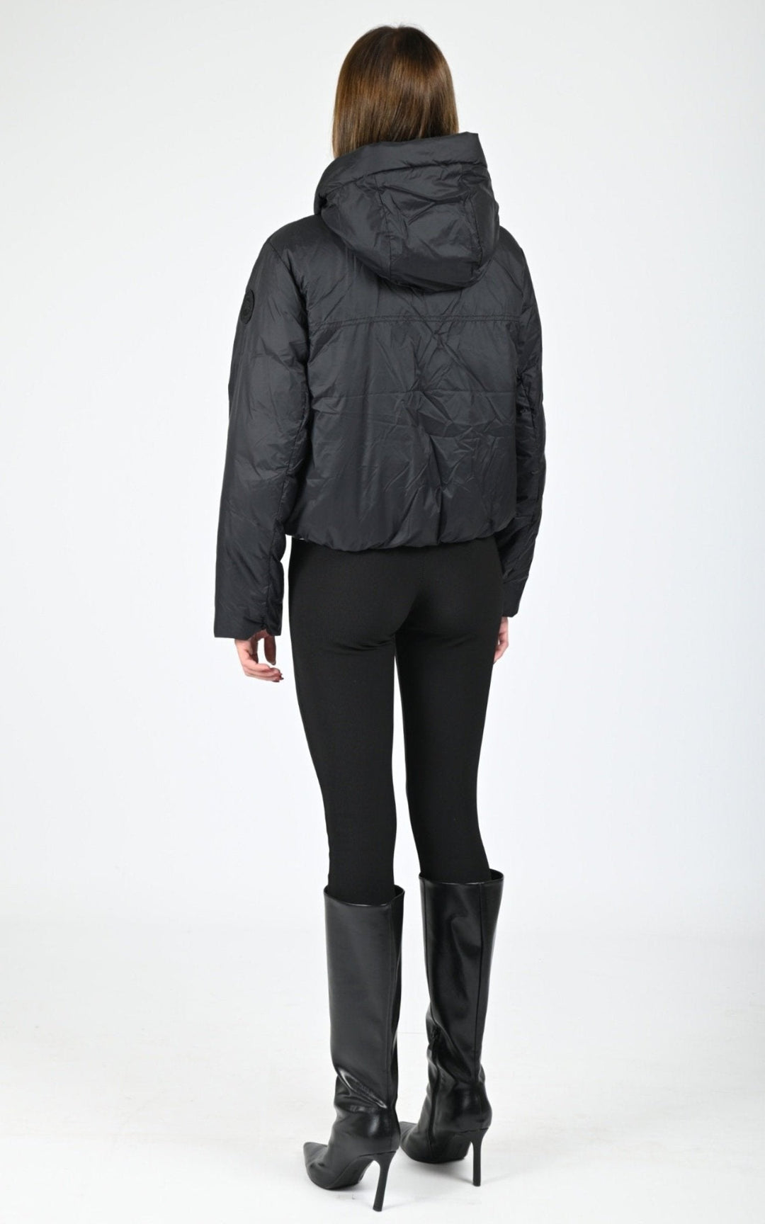 Blouson Textile Femme Canada Goose, modèle Elba td 2756wt de couleur black 61