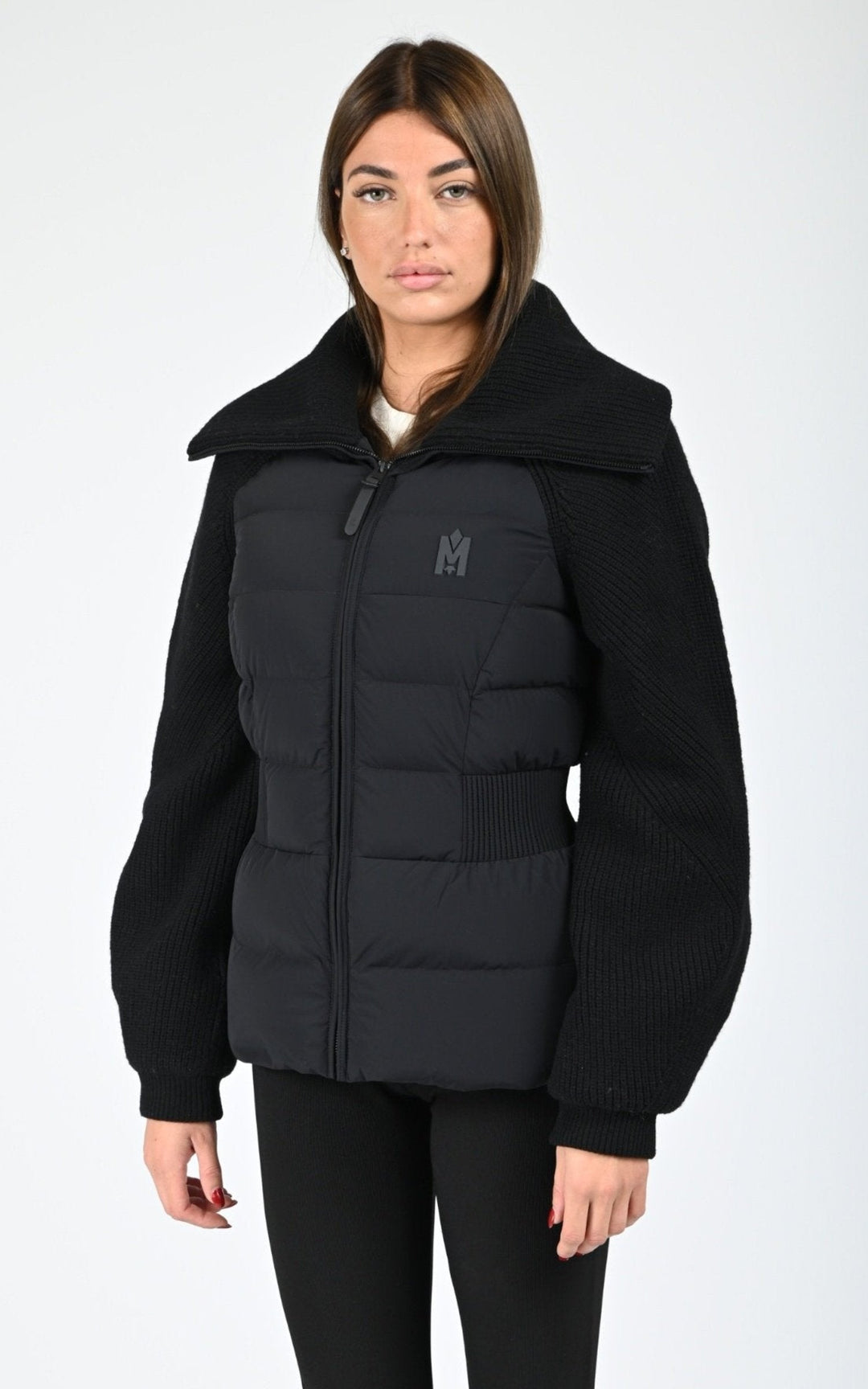 Veste Textile Femme Mackage, modèle Foxy de couleur black