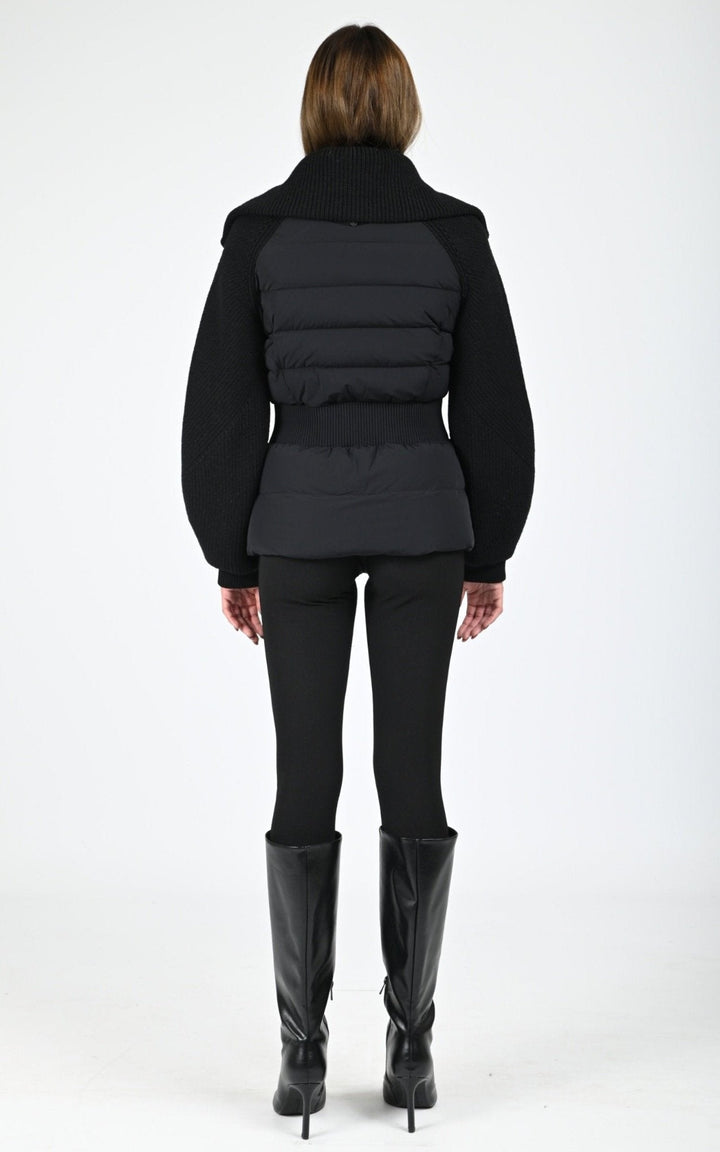 Veste Textile Femme Mackage, modèle Foxy de couleur black