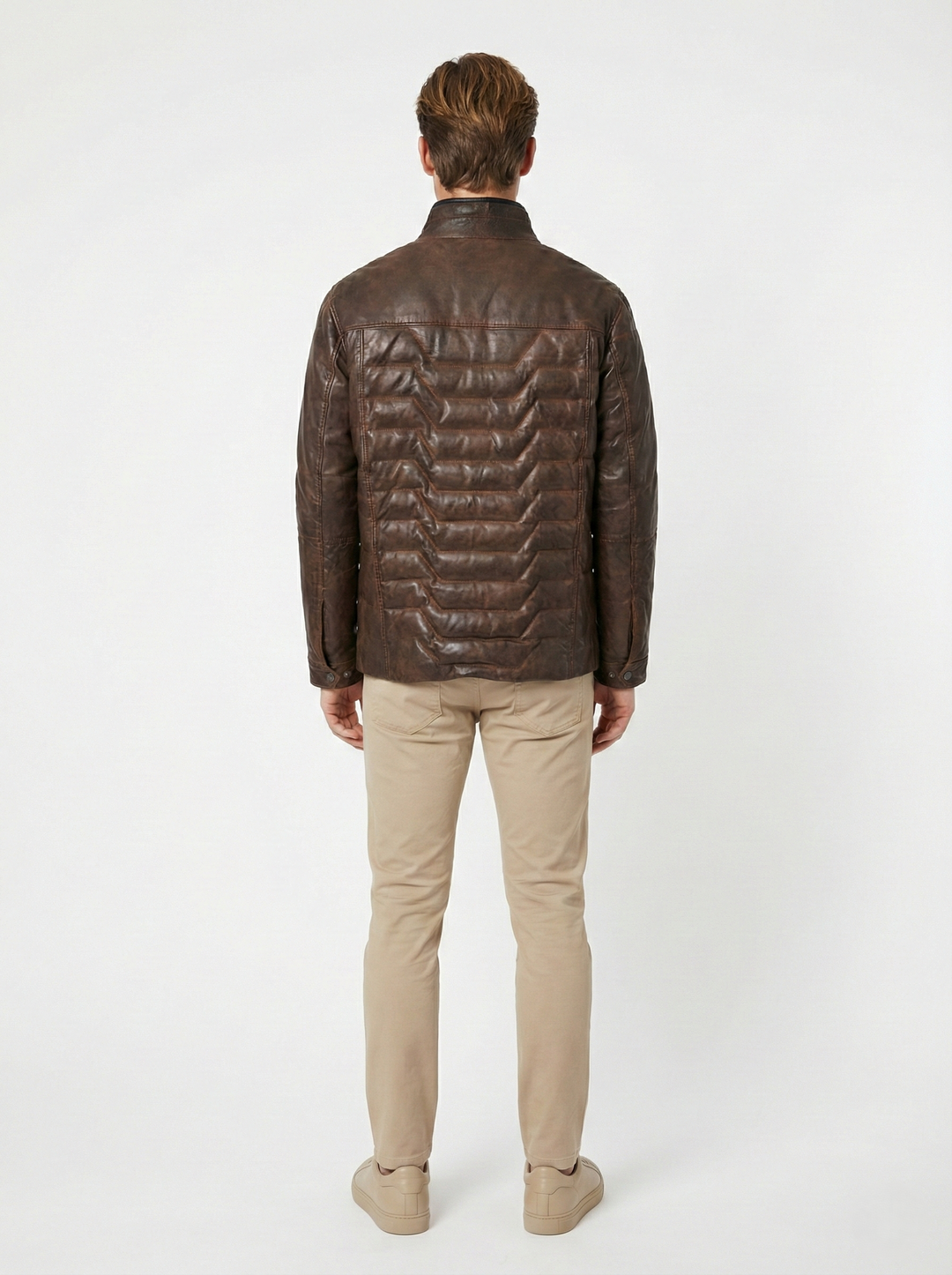 Ny Freddy - Lammelæder - Mand - Royal Brown