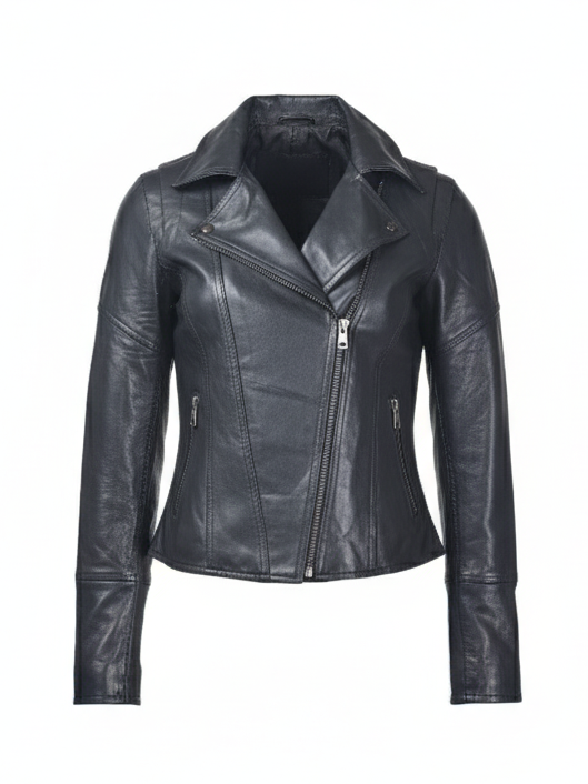 Amina – Lamm-Dace-Leder – Damen – Schwarz