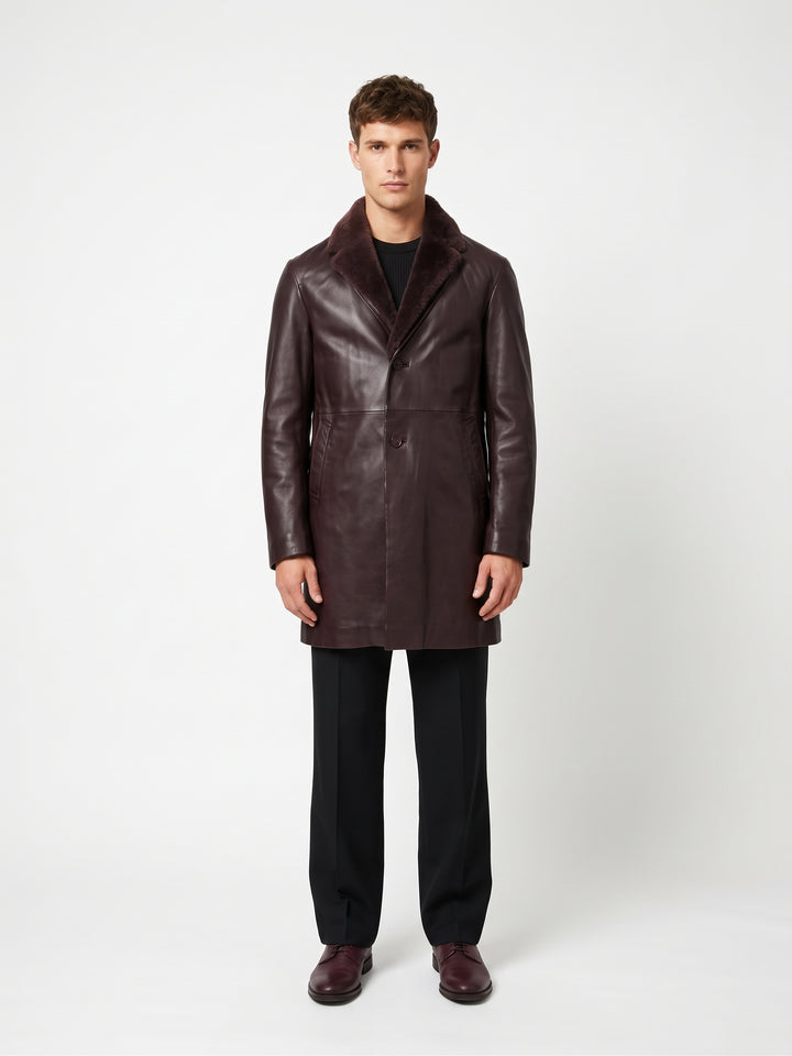 Enzo - Lamb Thick Dace Læder - Mand - Smuk brun