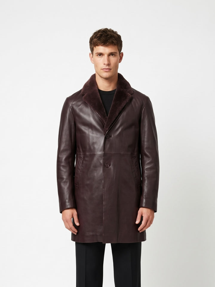 Enzo - Lamb Thick Dace Læder - Mand - Smuk brun