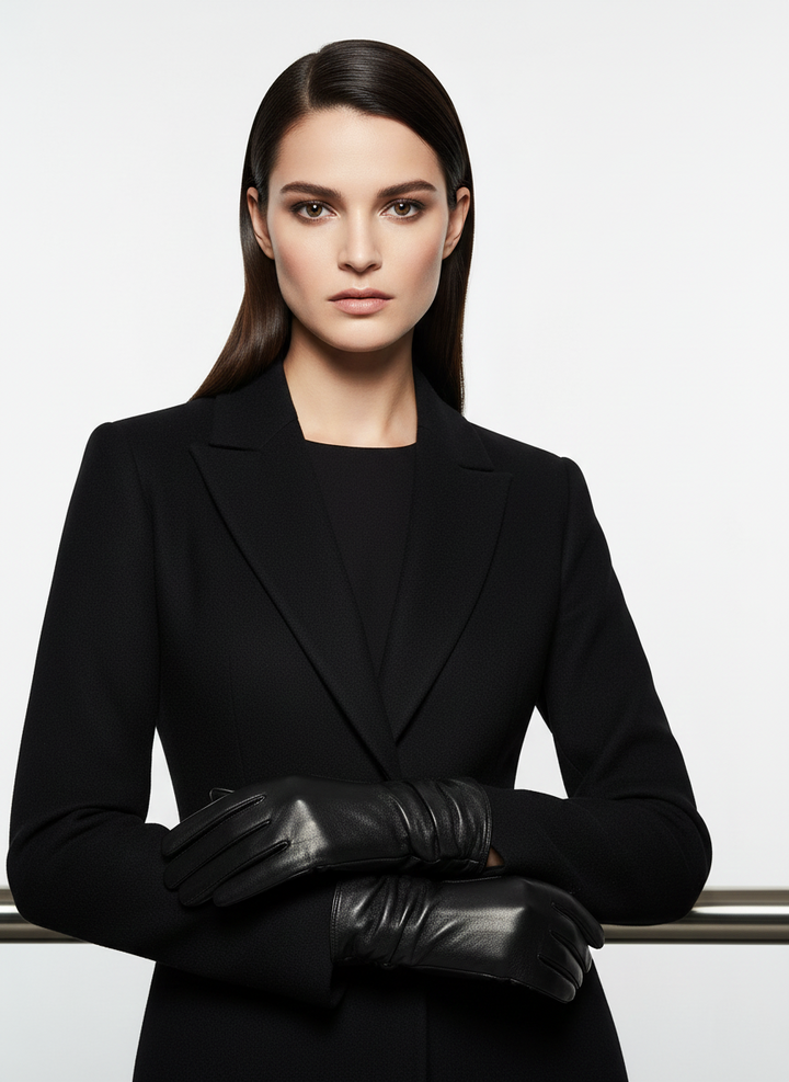 2261 Hanske - Lamb Slink Leather -Tilbehør - Sort