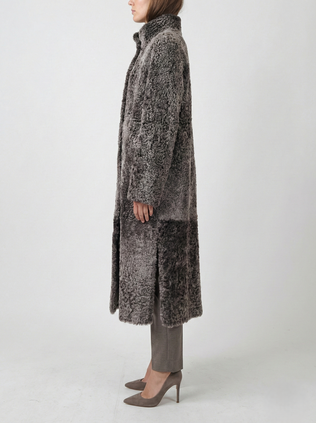 Inocente, 125 cm. - Collar - La Coon Lamb - Mujer - Marrón oscuro