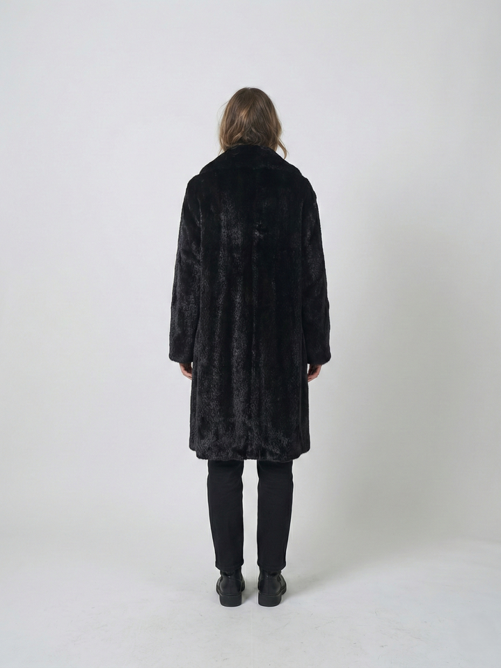 Irene-B, 100 cm. - Krage - Mink Let Out - Dam - Svart