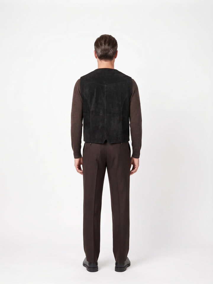 Nieuw Vest 906 - Lamsnubuckleer - Heren - Zwart