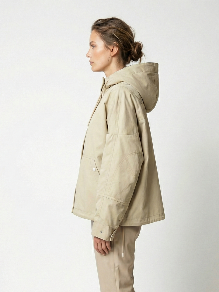 Isaia, 62 cm. - Tekstil - Damer - Mørk Beige