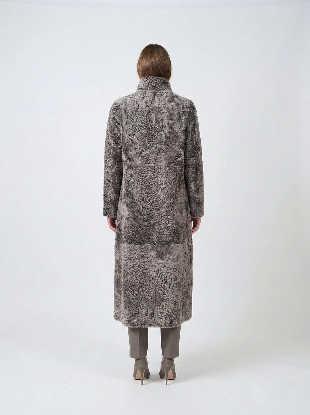 Inocente, 125 cm. - Collar - La Coon Lamb - Mujer - Marrón oscuro
